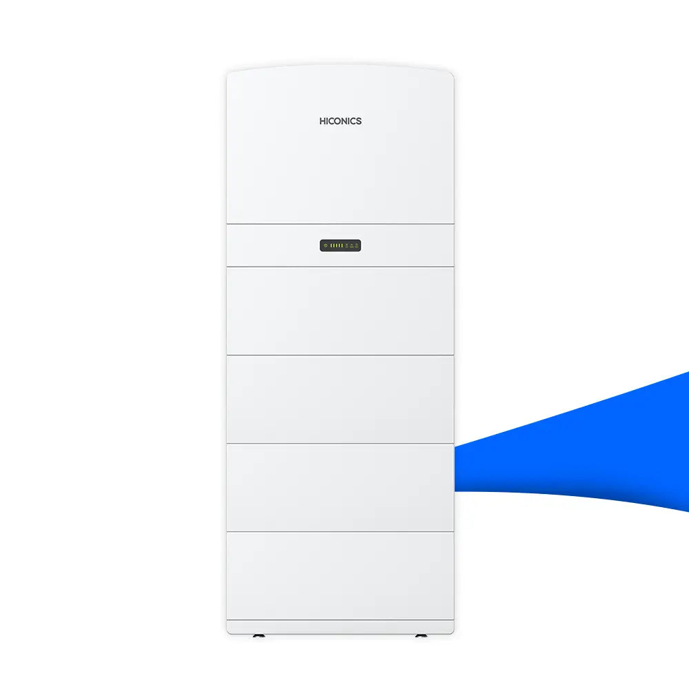 Midea Hiconics All-in-One Energiespeichersystem mit integriertem Wechselrichter und Batteriespeicher.