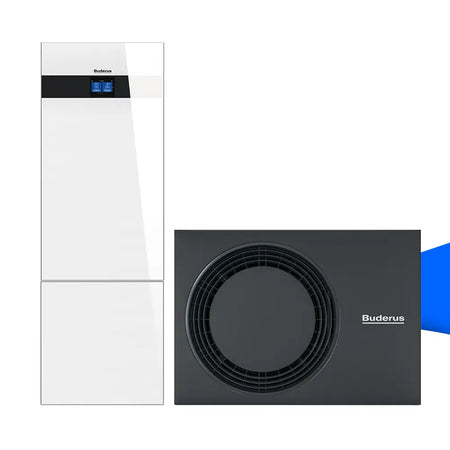 Buderus Logaplus M WLW186i-4 AR T180 Wärmepumpe 4 kW weiß