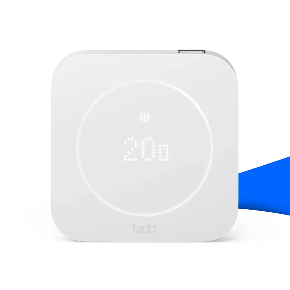 tado° Verkabeltes Smartes Thermostat X (2. Gen.) in Weiß mit digitaler Temperaturanzeige