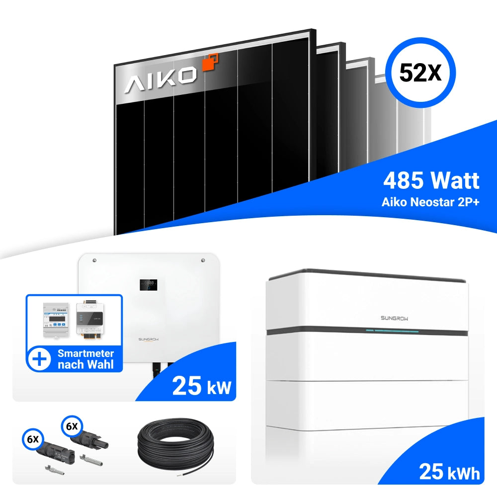 Sungrow SH25T Hybrid-Wechselrichter aus 25 kWp Paket