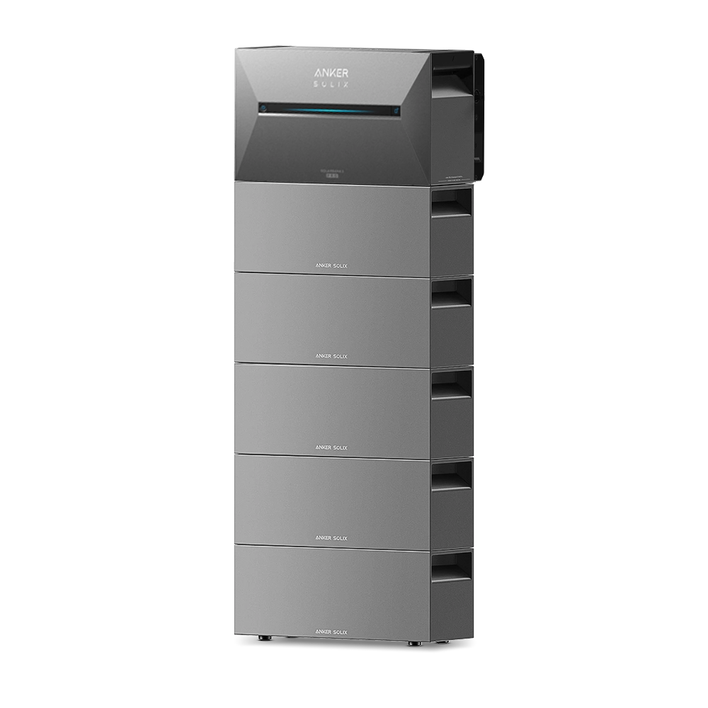 Anker SOLIX Solarbank 3 E2700 Pro mit 5 Erweiterungsmodulen – erhältlich bei SH24. Maximale Speicherkapazität für nachhaltige Energieversorgung.