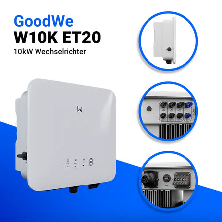Infobild GoodWe GW10K-ET-20 Hybridwechselrichter – Effizienz trifft Flexibilität