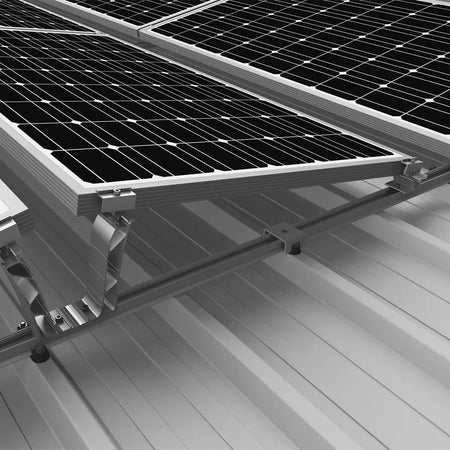 K2 BasicClip Schrägdach Trapezblech Montagebild 6