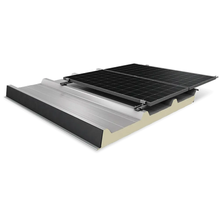 K2 BasicRail - Schrägdach Trapezblech Montageabbildung 5