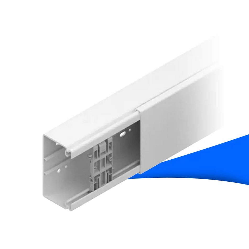 Produktbild - Kleinhuis HKL60110.3 Kabelkanal – Reinweiß 60 × 110 mm, 2 m