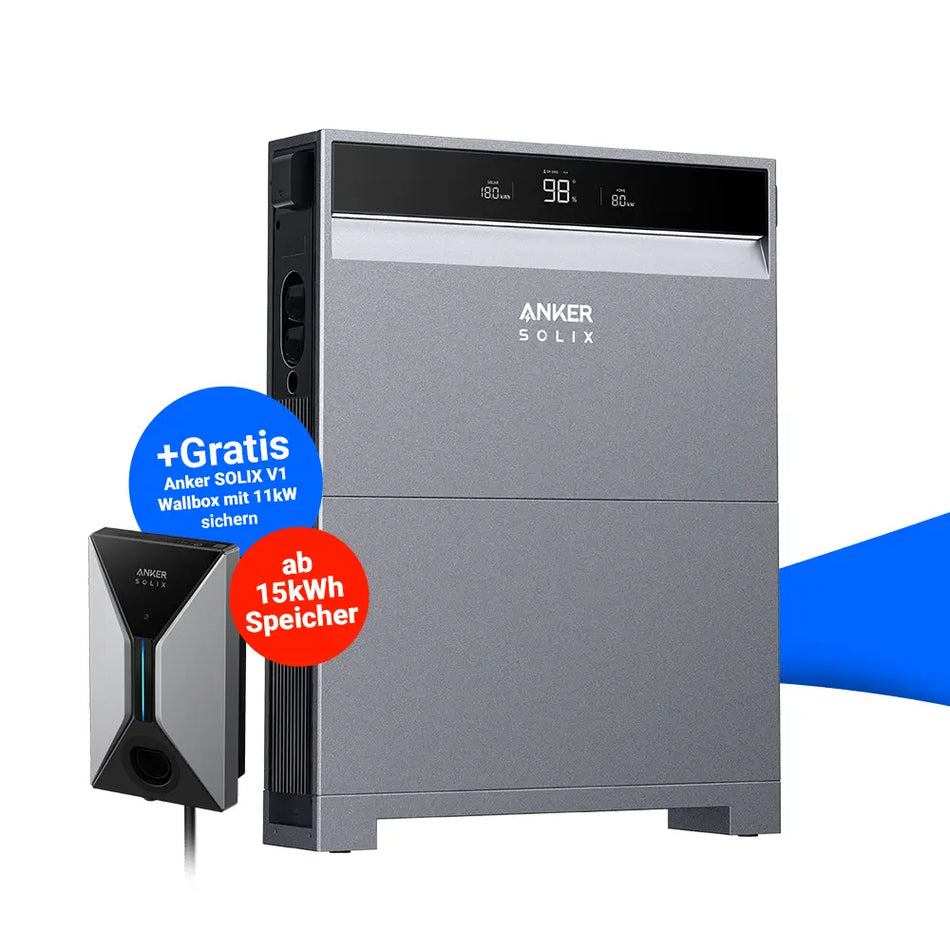 Anker SOLIX X1-H5K-T - 5 kW Wechselrichter mit Speicheroption