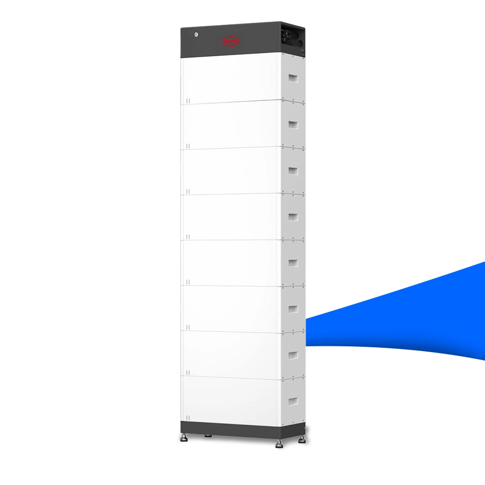 BYD HVM+ 22.1 Battery-Box – besonders großer modularer Hochvolt-Stromspeicher in weiß-grauem Gehäuse mit rotem BYD-Logo, ideal für große Photovoltaikanlagen und hohe Energiebedarfe. Erhältlich bei sh24.