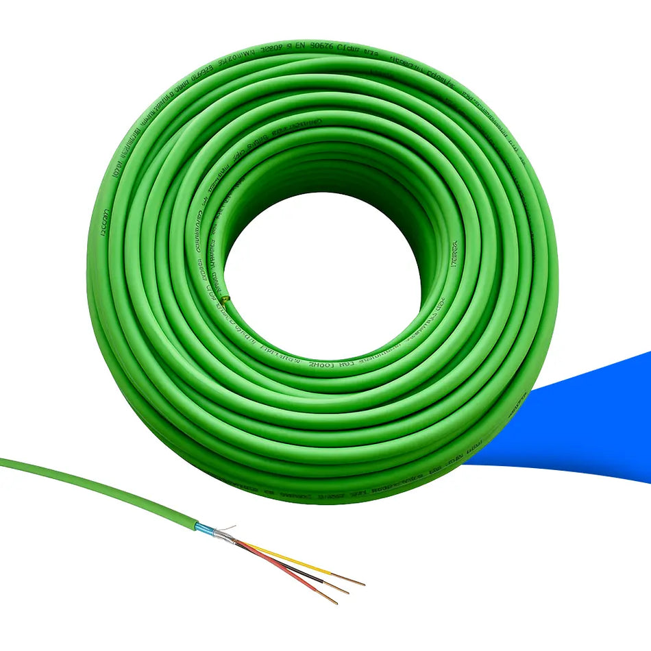 Busleitung KNX EIB Y-(ST)-Y 2x2x0,8 in Grün, hochwertige Steuerleitung für Gebäudesystemtechnik und Smart-Home-Installationen. Ideal für KNX- und EIB-Bussysteme, geschirmt gegen Störungen, flexibel und langlebig. Perfekt für Unterputz- und Aufputzverlegung. Erhältlich bei SH24.