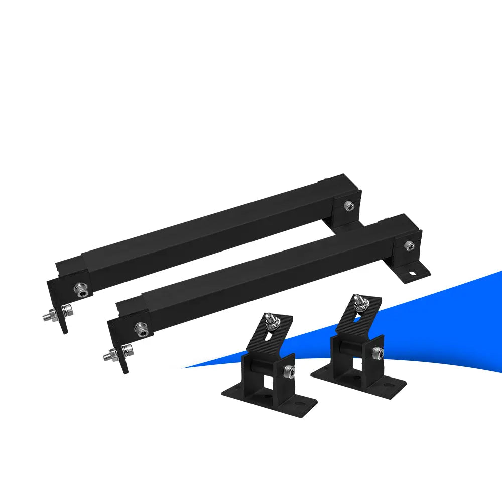 Solarmodule Flachdachhalterung 15-30 Grad, schwarz verstellbar