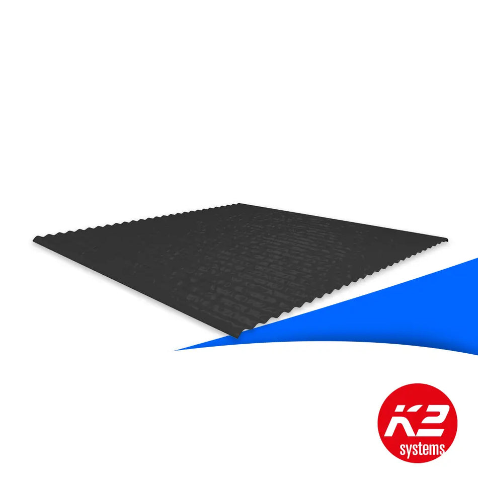 K2 SingleHook FLA Metallabdeckungen mit Butylstreifen, anthrazit - 2004440