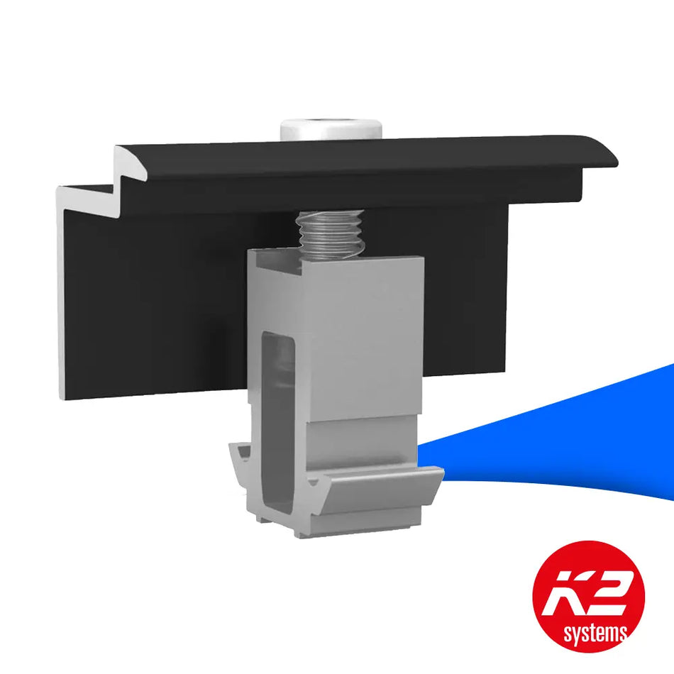 K2 DomeClamp Endklemme 30-50 mm, schwarz - 2002610