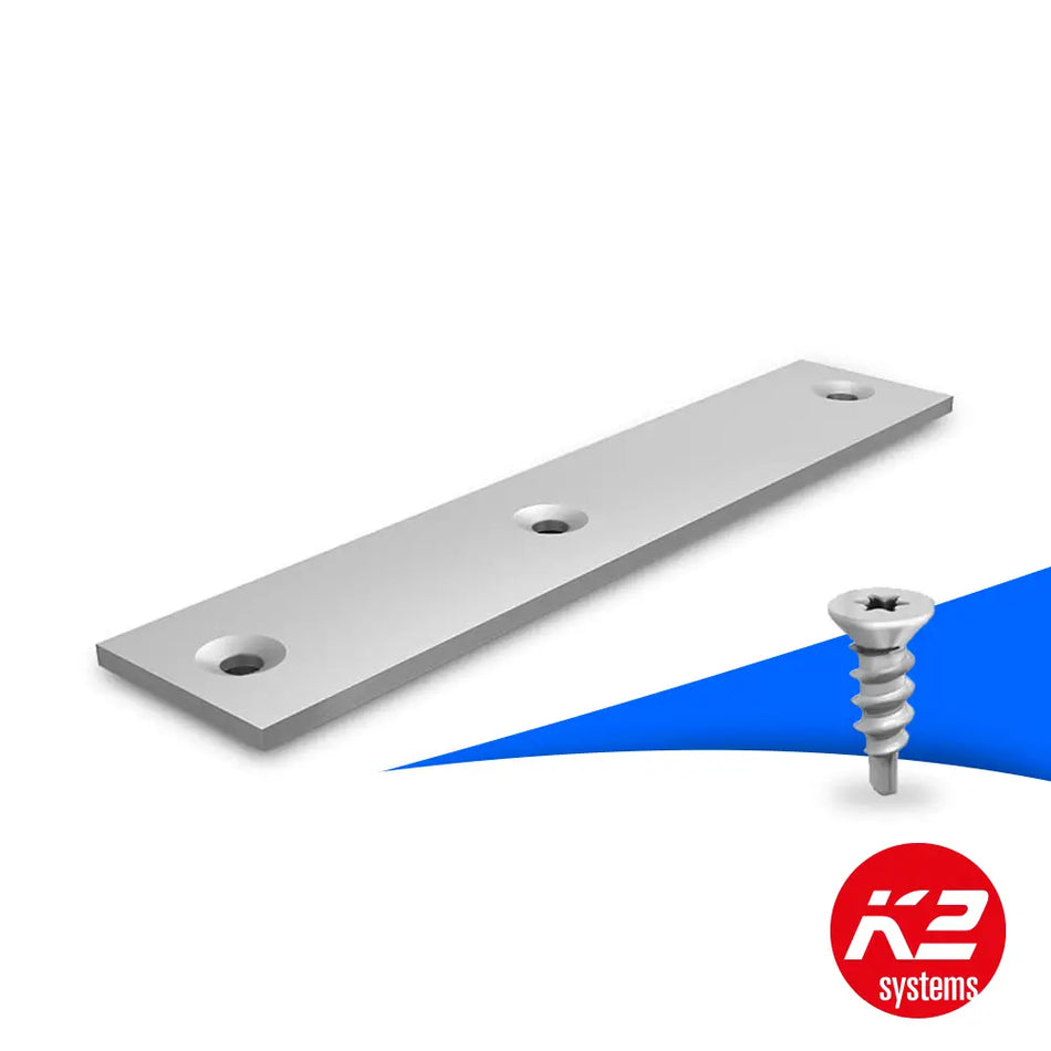 K2 Schienenverbinder Set BasicRail - Schrägdach Trapezblech - 1003571