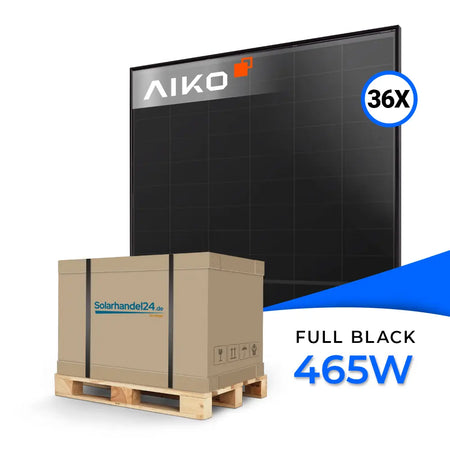 Aiko Solar 46W Glas-Glas Full Black Modul AIKO-A-MAH54Db Neostar 2S+ - Palette 36 Stk.