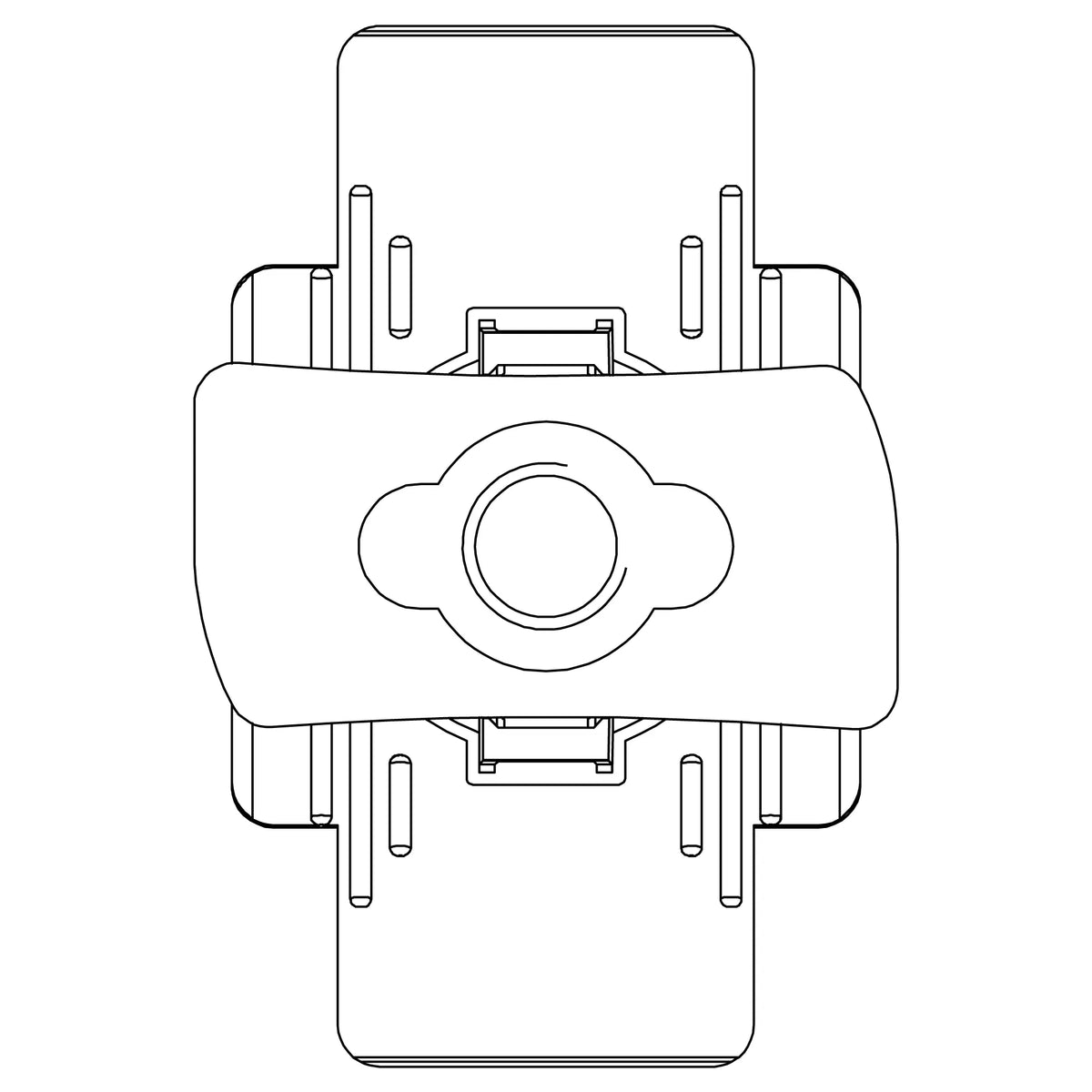 K2 Einlegemutter MK2 Edelstahl Zeichnung 3
