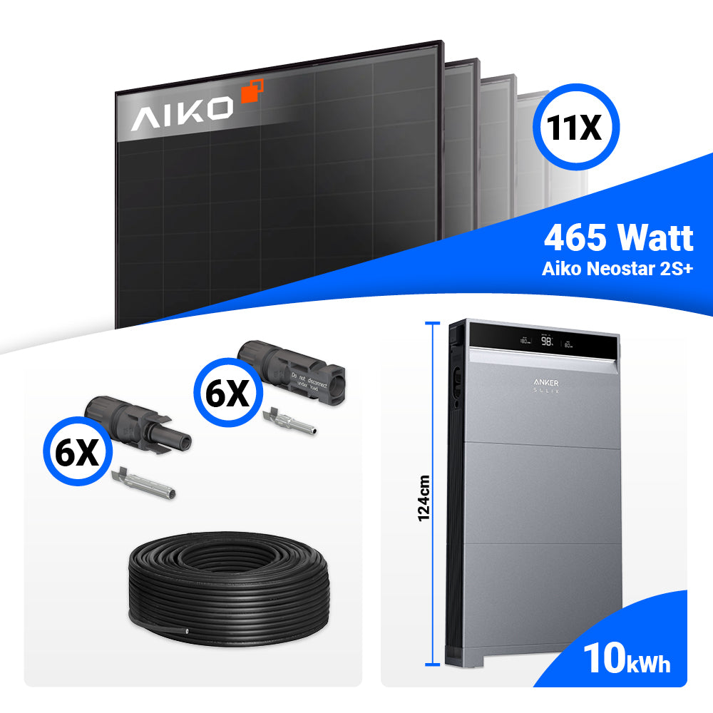 PV Komplettset 5 kWp mit Anker X1-H5K-T und Speicheroption kaufen